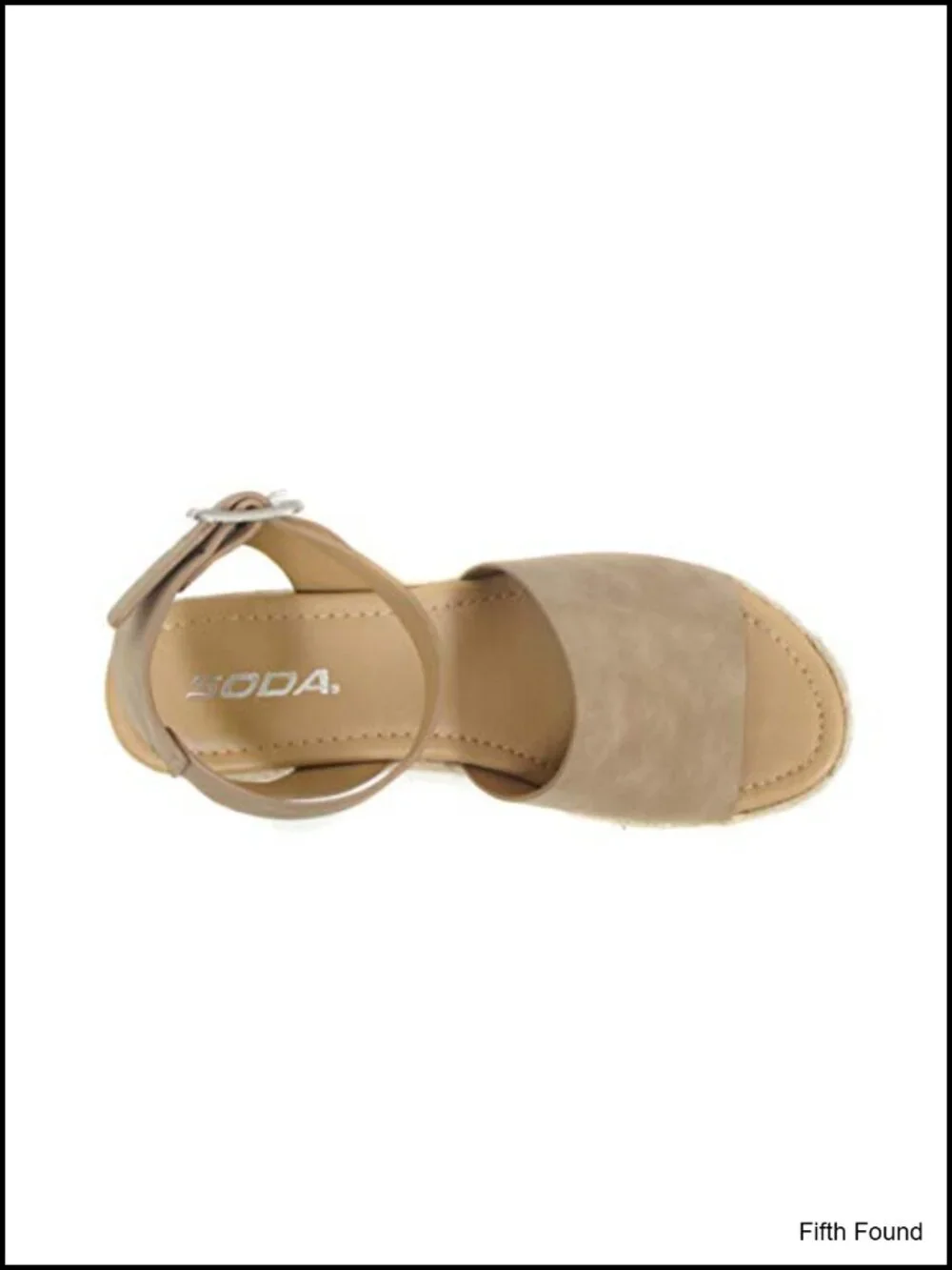 Open Toe Buckle Ankle Strap Espadrilles Flatform Wedge Casual Sandals